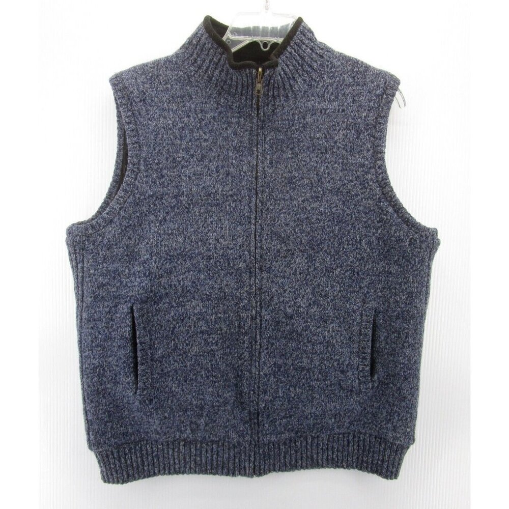 Pendleton Jacket Large Blue Reversible Vest Fleec… - image 1